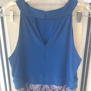 Flattering dress handkerchief hem